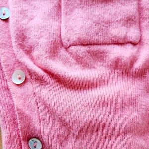 Mix Cashmere cardigan soft pink